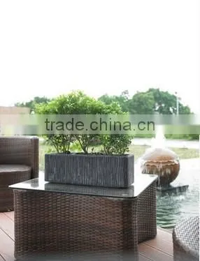 outdoor patio stackable planters rectangle planters and pots