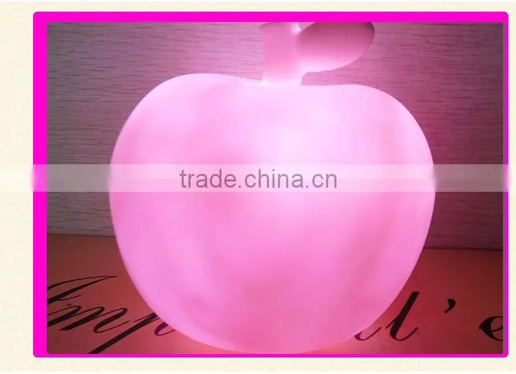 apple smile outdoor car decoration night led lamp