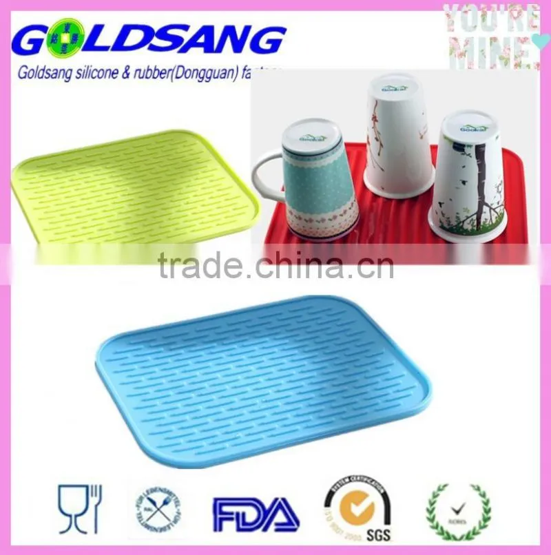 blue grey orange yellow silicone mat trivet tray pan table oven mat