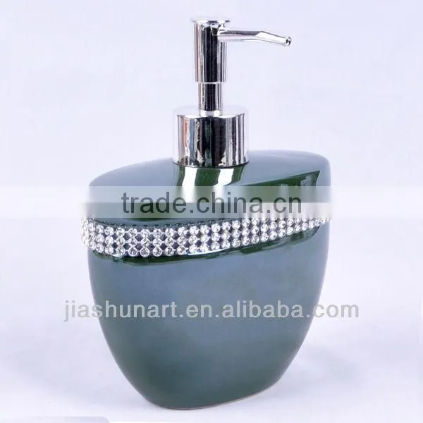 Ceramic Soap Dispenser with Diamond