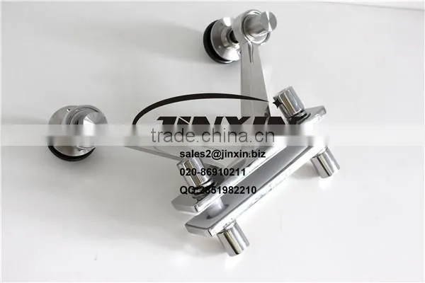 JINXIN SS304,316 Best Sell glass to wall connector for curtain wall spider fitting