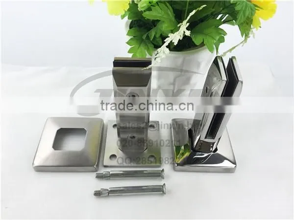 JINXIN stainless steel square core drill glass spigot for pool fence
