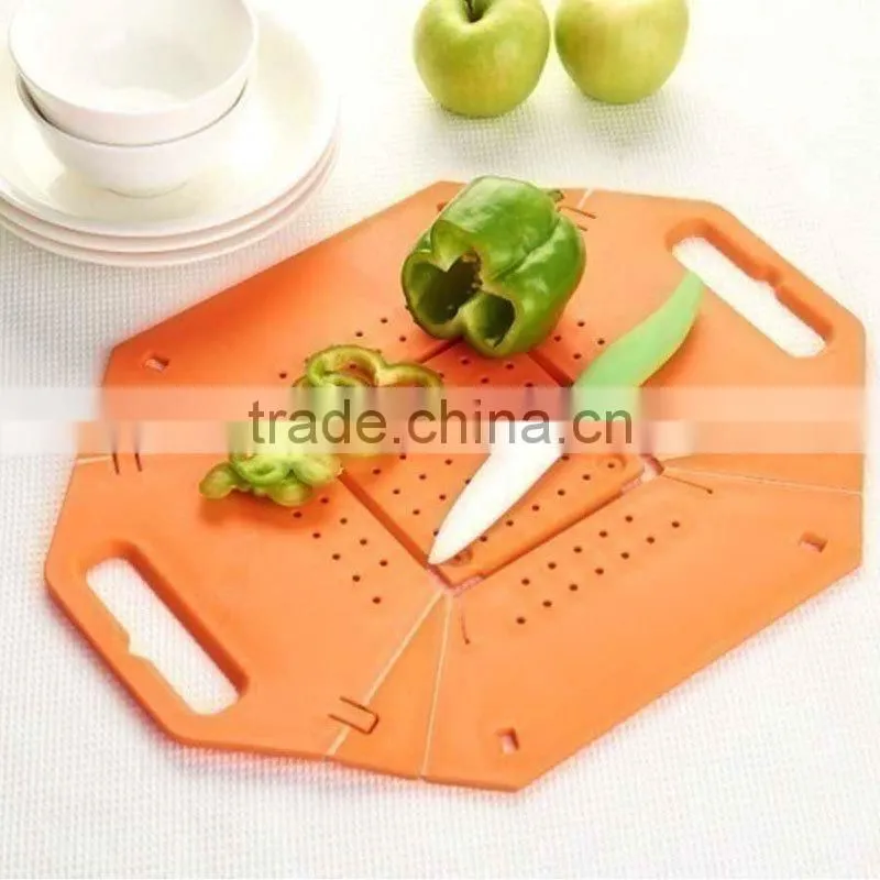 Antibacterial non slip plastic kitchen chopping blocks