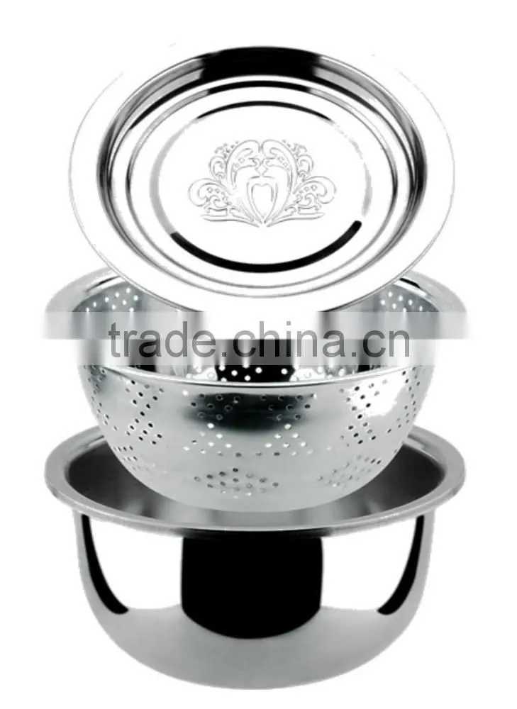 Hot Sale Stainless Steel Vegetable sink Colander Rice Colander