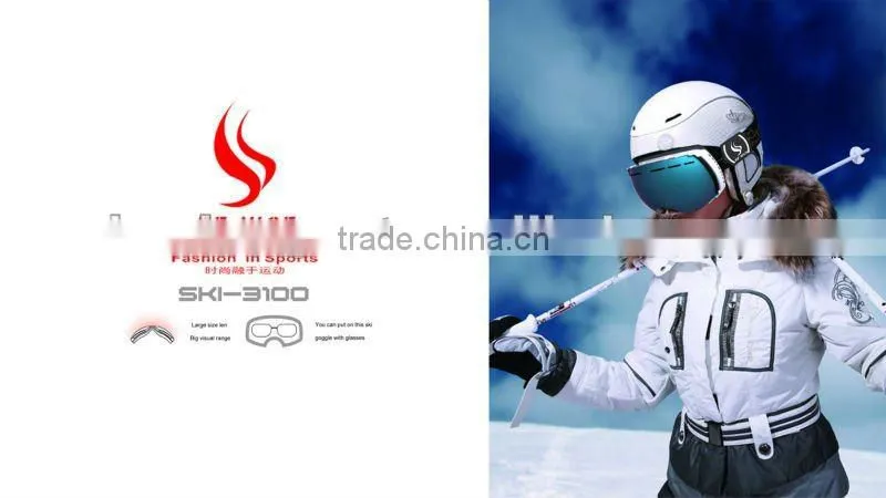 new design fashion wide lens stylish snow goggles