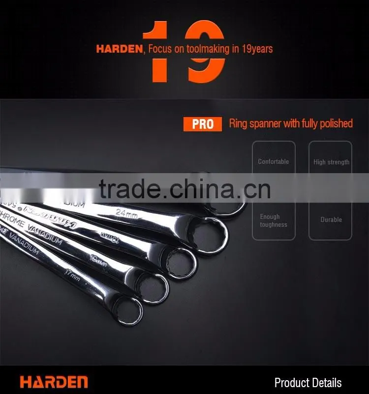 Professional 11PCS CR-V Double Offset Ring Wrench Spanner