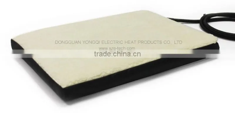Memory foam heated dog bed