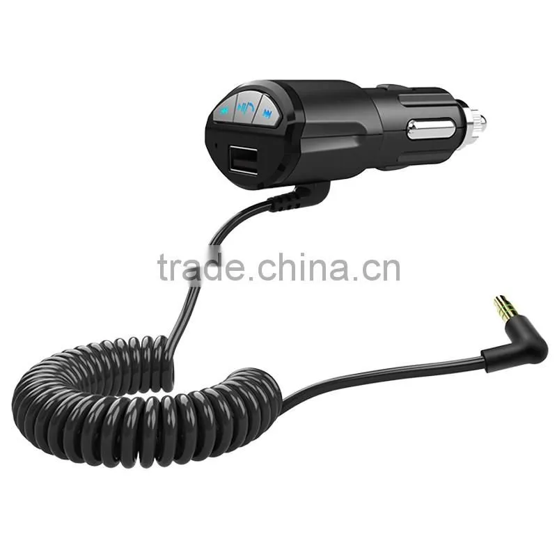 Bluetooth Audio Receiver with car charger Hands free Calling mp3 stereo speaker