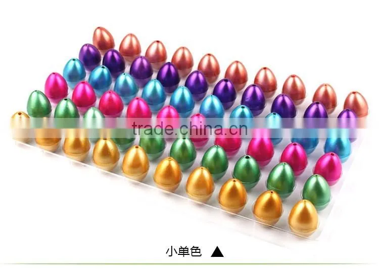 60pcs/box Hot Sale Children Educational Toy Animal Hatching Dinosaur Eggs Toy Growing Fracture Water Eggs