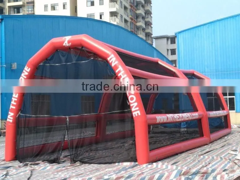 Inflatable Batting Backstop Tent for Baseball Field or Playground