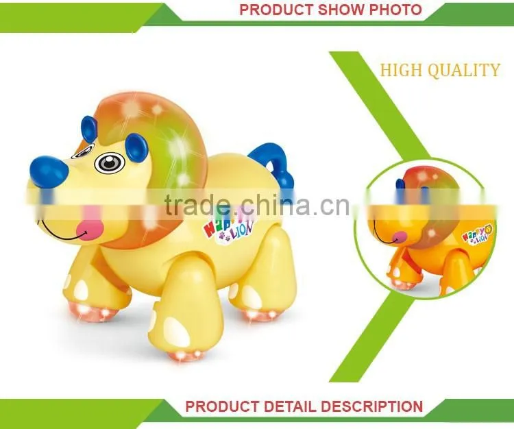 Most popular battery operated Intelligent small plastic lion toys