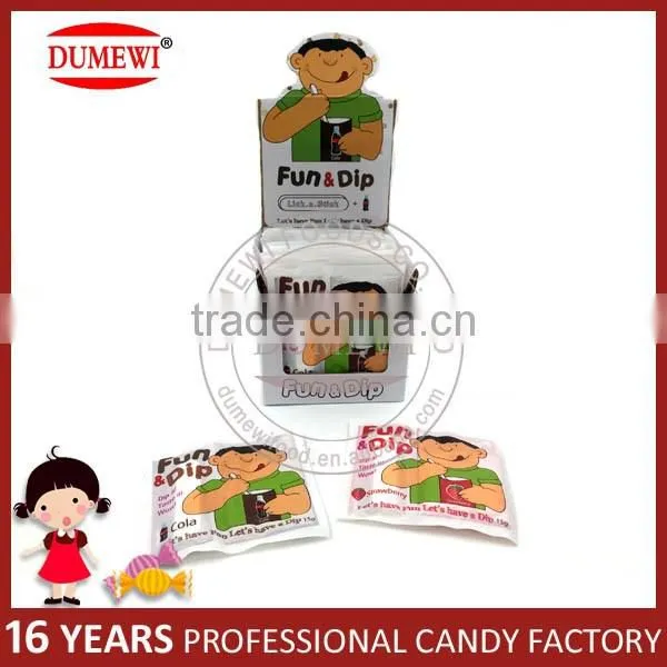 Cola Flavor Tablet Stick Candy with Sour Powder