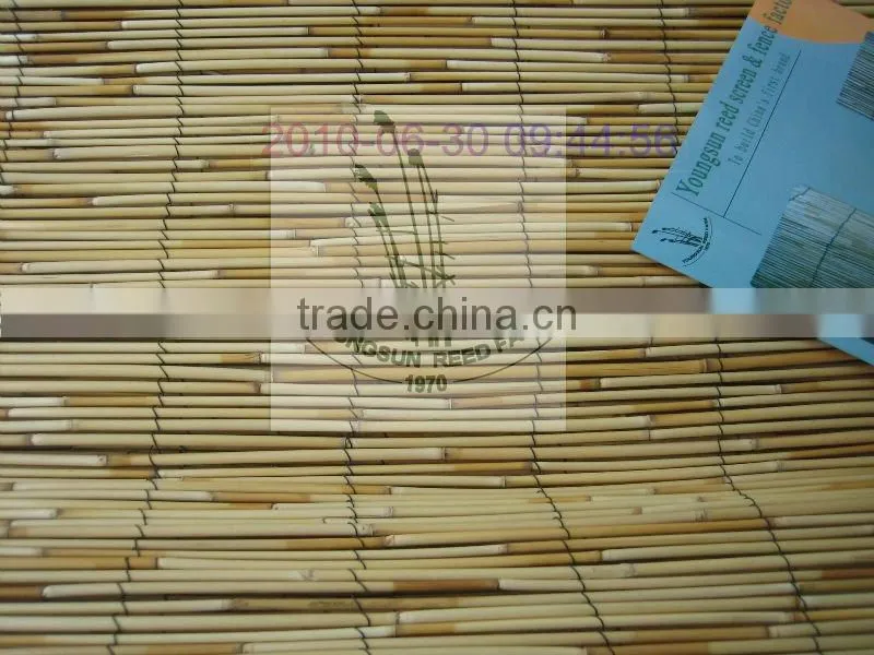 bamboo reed rolled mat