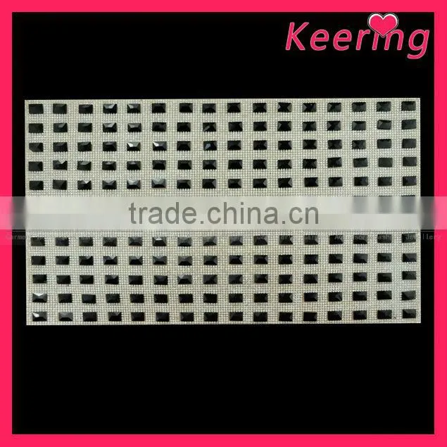 2013 rhinestone mesh iron on rhinestone sheet WRT-005