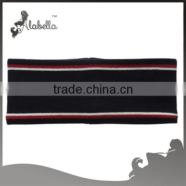 Simple design sports headband 100% merino wool headband