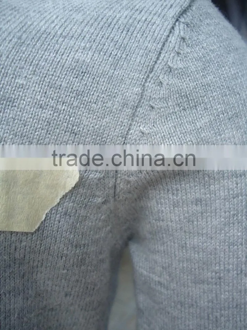 custom children kids heather grey v-neck button up plain knit cardigan