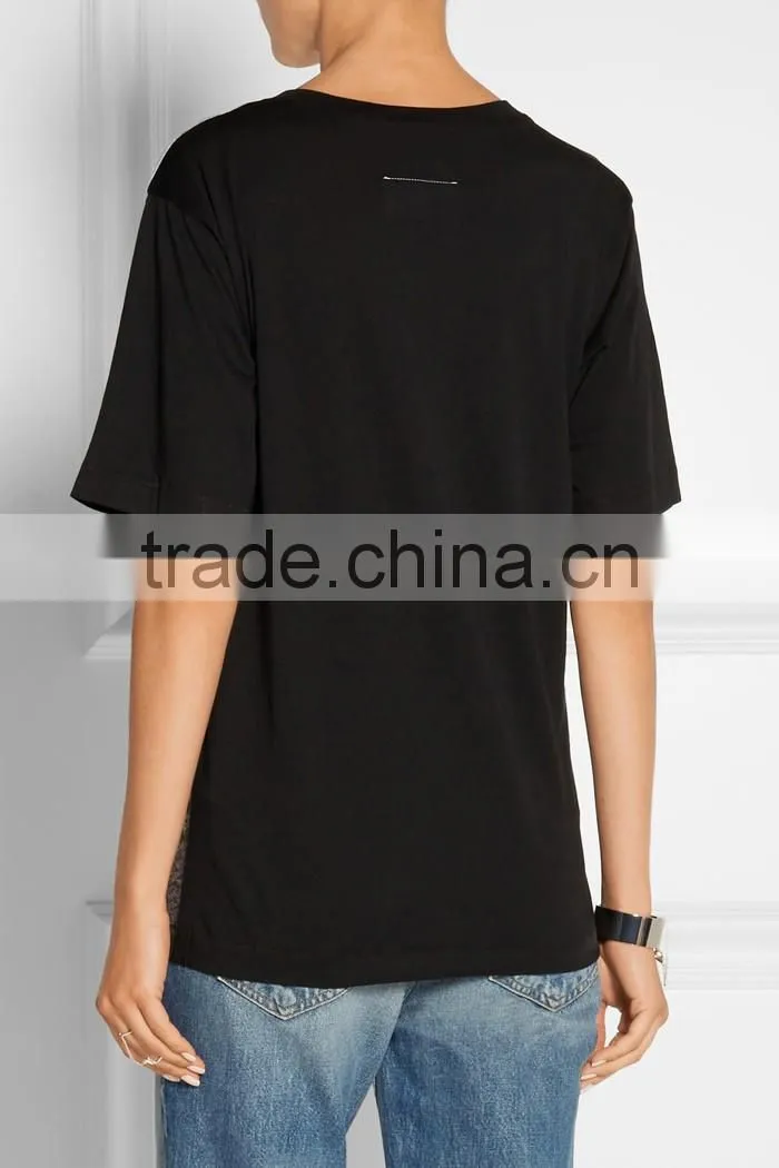 New style casual cotton jersey screen printing t shirt