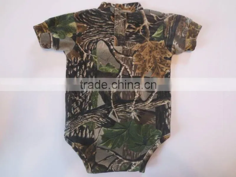 3D Printed Tree Organic Cotton Baby Bodysuits