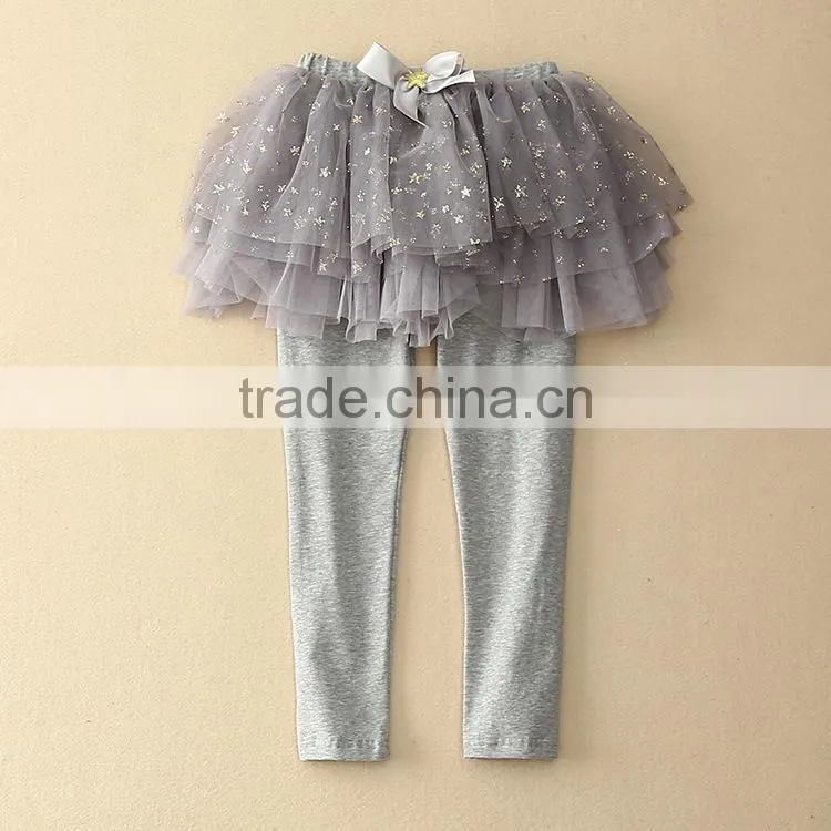 Best Selling 2015 Child Stretch Fluorescent Sequins Baby Child Pants