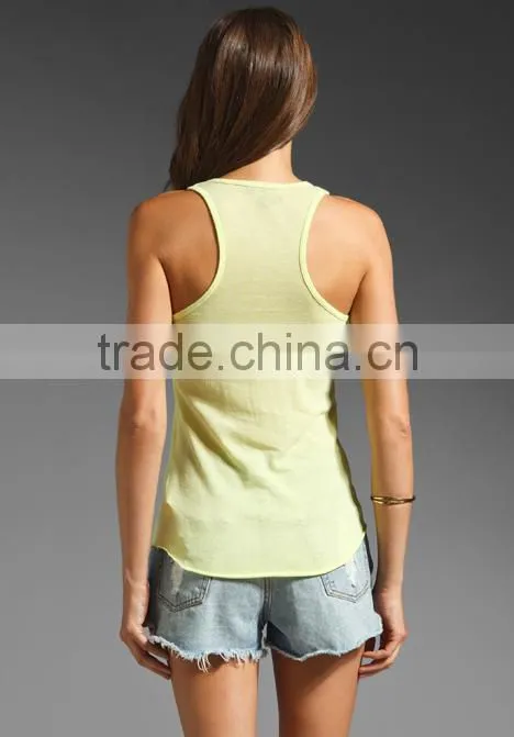 100% cotton sexy tank top