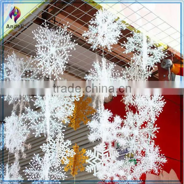 Large snowflake decorations,glass snowflake ornaments,snowflake pendant
