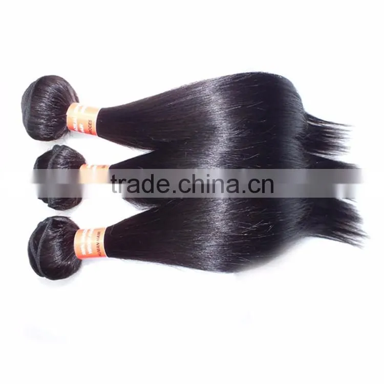 22"*4"*2" Band Lace Frontals with Baby Hair 3pcs Virgin Straight Brazilian Hair+1pc 360 Lace Frontal Closure