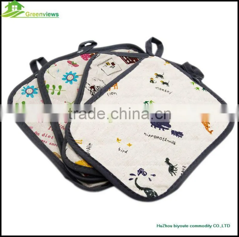 Kitchen Plain Pot Holder Custom silicone holder Heat Insulation rubber hot pot mat