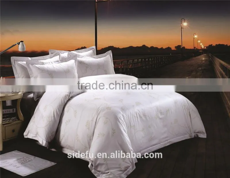 China Wholesale King Size Jacquard Hotel Bedding Set