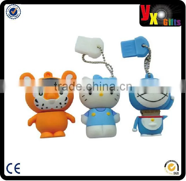 Best gift soft pvc usb flash drive 1gb 2gb 4gb