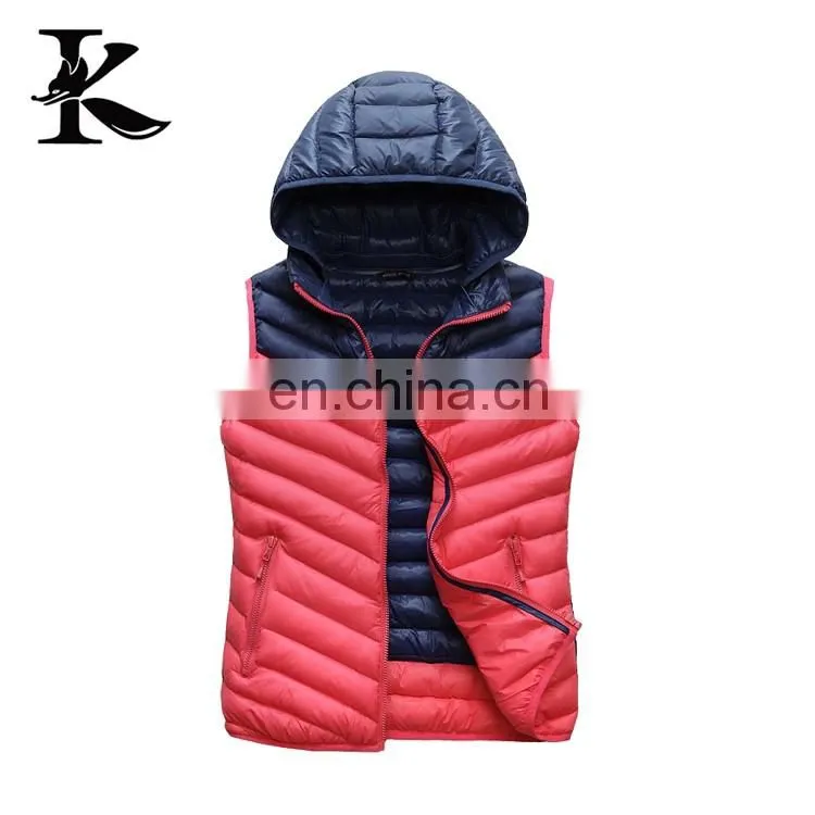Packable Ultralight Sleeveless Coats Men Winter Feather Down Vest jacket