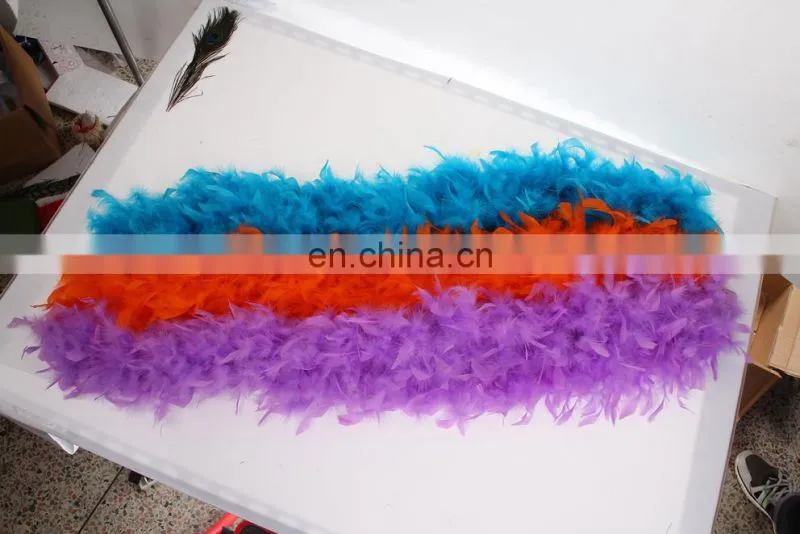 peacock feather boas
