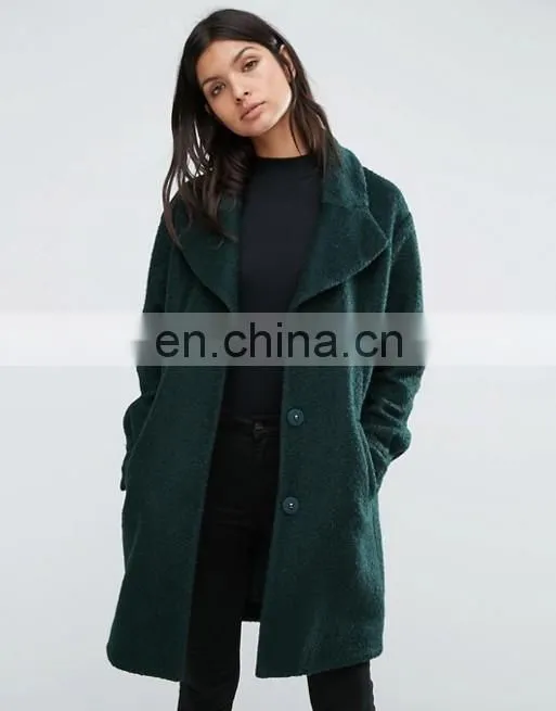 Wholesale Cheapest Price New Design Woman's Over Size Coat