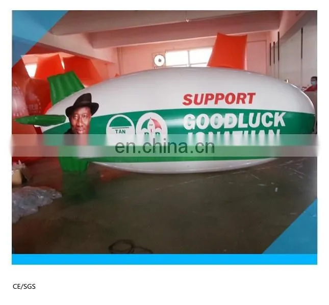 giant inflatable zeppelin helium balloon for election/ zeppelin parade balloons