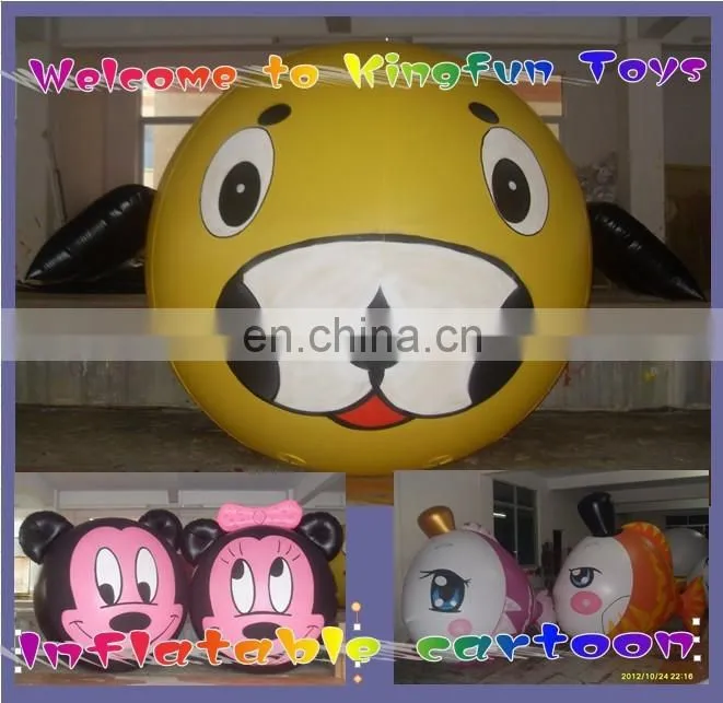 Colored LED inflatble helium balloon
