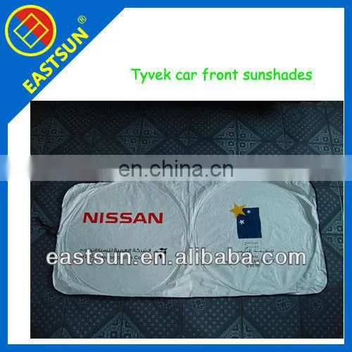 190T front windshield advertising foldable car sunshade