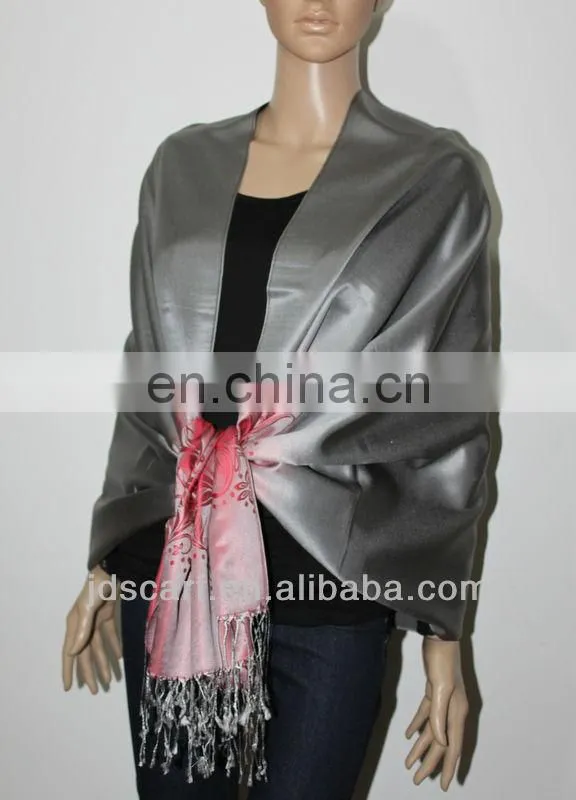 hijab silk scarves JDS-131# elegant luster and soft silk hijab
