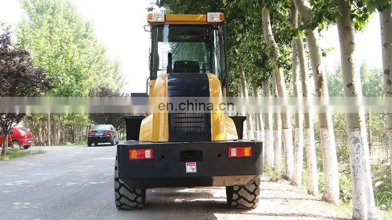 Loader 4WD CE 1.6Ton ZL16 with 4 in 1 bucket/snow blade shovel loader