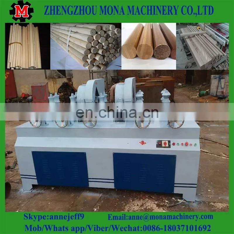 High efficient thread wooden broom handle threaded wooden shovel handle wooden brush handle making machine