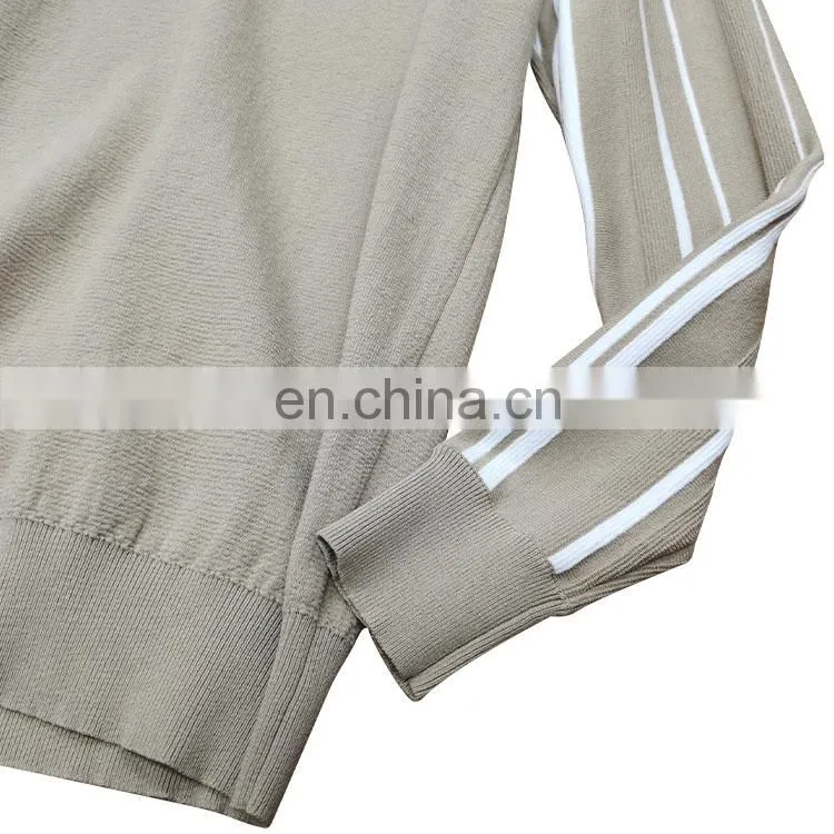 DiZNEW Custom Rayon/ Tencel/ Polyester Tactical Army Military Jersey Knit Sweater Men Pullover Sweater