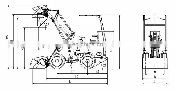 HD10L mini front loader