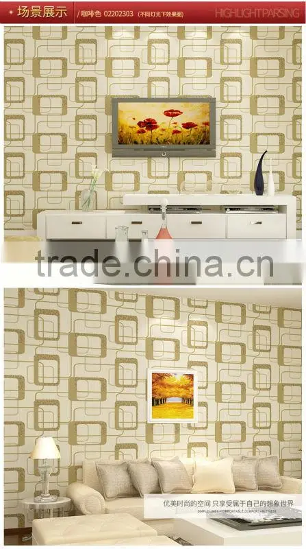 new design wall paper/home interior decoration wall paper