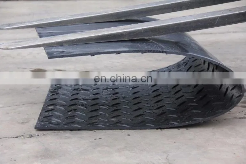 Composite plastic rv-resistance ground protection sand trackway mats