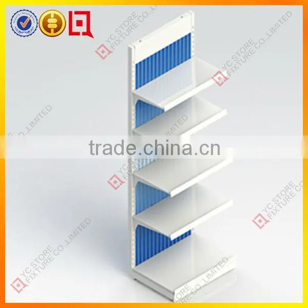 Easily assembled can food display rack