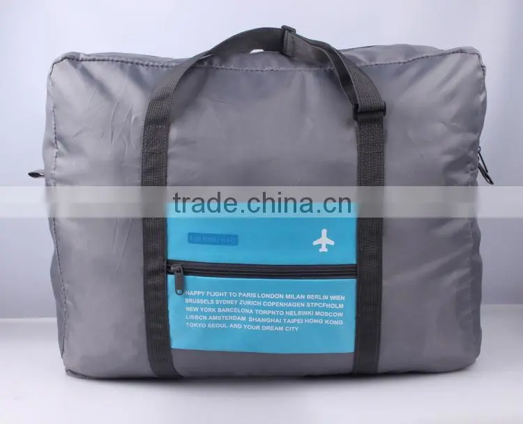 Waterproof Foldable Super Lightweight Large Capacity Storage Luggage Bag for Travel Camping, Sports Gear or Gym, Can Attach on t