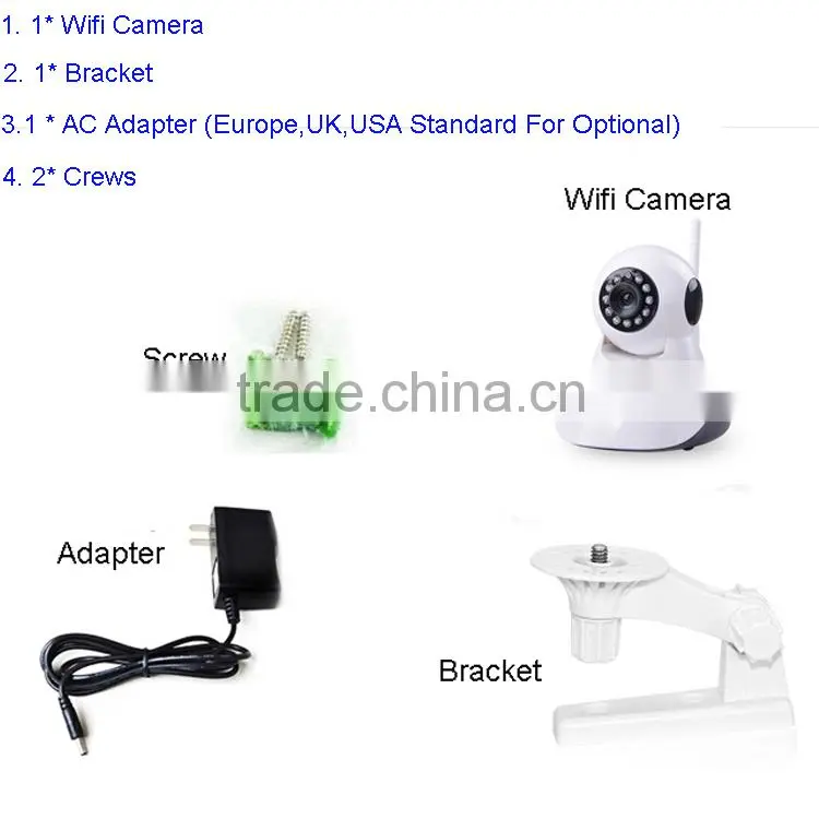Wireless Home Secure IP Camera 720P WIFI With Night Vision