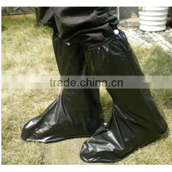 polyester PVC motorcycle rain shoe cover