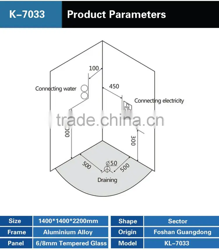 Luxury Multifunction Computer Control Freestanding Acrylic Sauna and Steam Combined Room K-7033