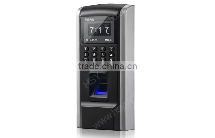 HSY-F801 Hours of absence input and output devices reading card fingerprint access control and time attendance