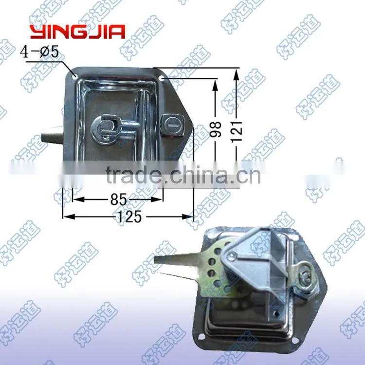 03101 Trailer trucks door stainless steel paddle handle lock