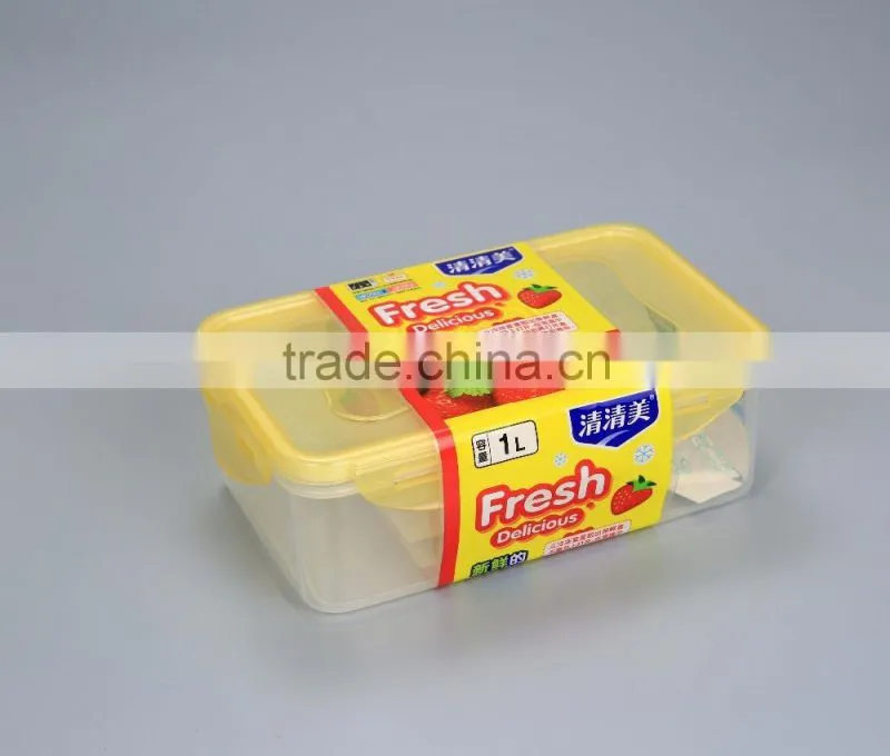 Hot Selling airtight Square Plastic Microwave Food Storage container Lunch Box